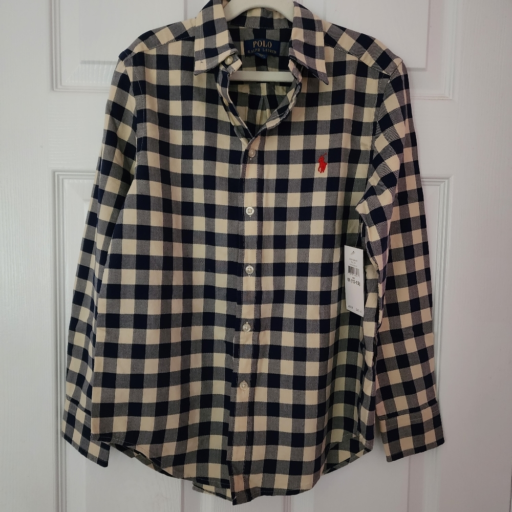 NWT Polo Ralph Lauren Boys Shirt, size 10/12